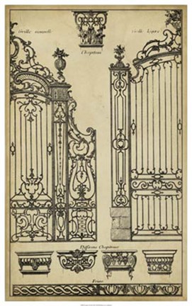 Framed Vintage Gate II Print