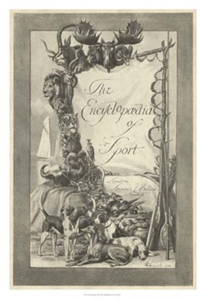 Framed Encyclopedia of Sport Print