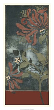 Framed Silhouette Tapestry I Print