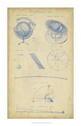 Framed Vintage Astronomy III Print
