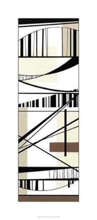 Framed Abstract Matrix II Print