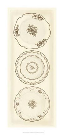 Framed Sevres Porcelain Panel I Print