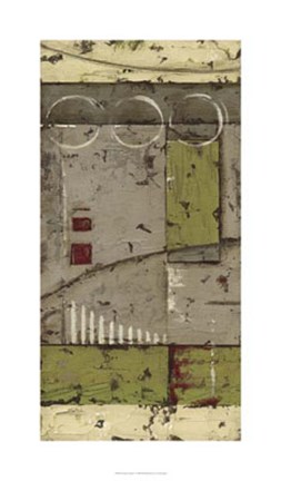 Framed Abstract Geometry I Print