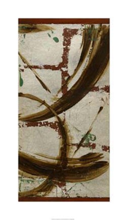 Framed Accentual Silver II Print