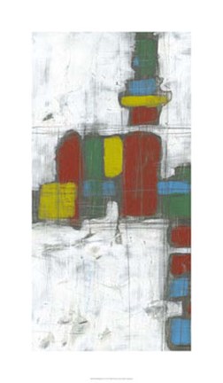 Framed Building Blocks I Print