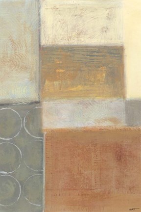 Framed Nickel and Earth I Print