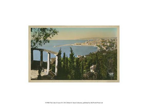 Framed Cote d&#39;Azur II Print