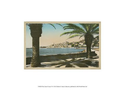Framed Cote d&#39;Azur VI Print