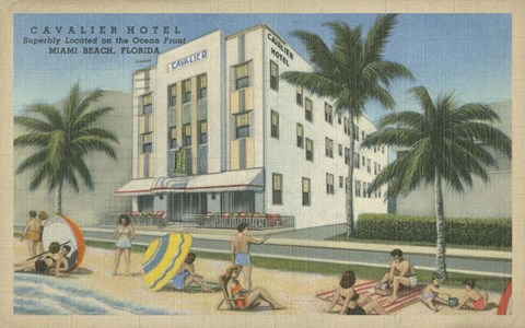 Framed Miami Beach II Print