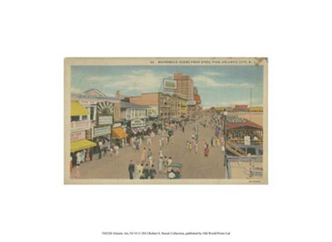 Framed Atlantic City, NJ- VI Print