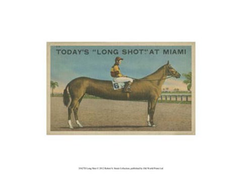 Framed &#39;Long Shot&#39; Print