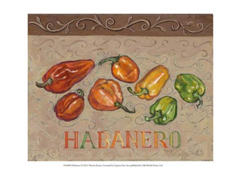 Framed Habanero Print