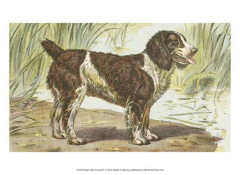 Framed Man&#39;s Best Friend IV Print