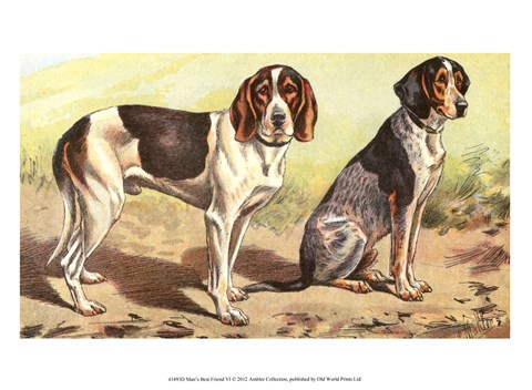 Framed Man&#39;s Best Friend VI Print