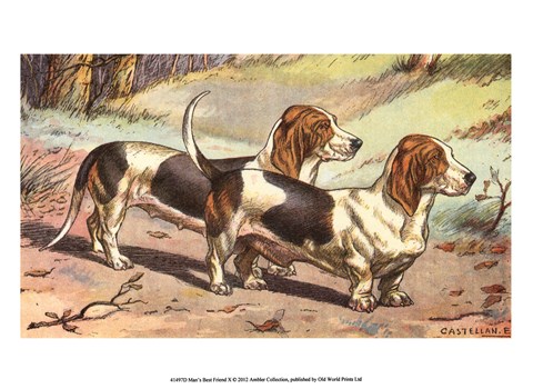 Framed Man&#39;s Best Friend X Print