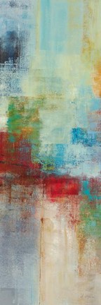 Framed Color Abstract I Print