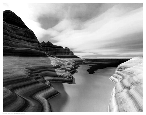 Framed Majestic Canyon I Print