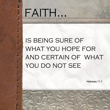 Framed Faith Print