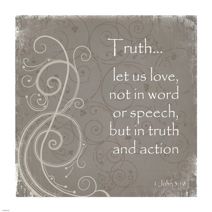 Framed Truth Quote Print