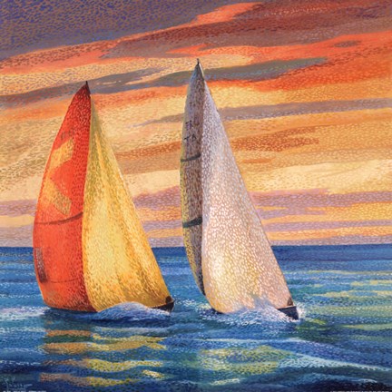 Framed Match Race Print