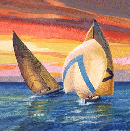 Framed Spinnaker Print