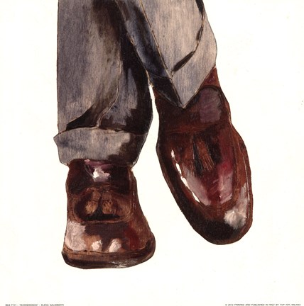 Framed Businessman Print