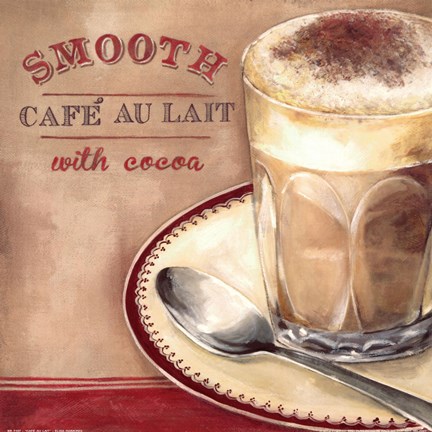 Framed Cafe au lait Print
