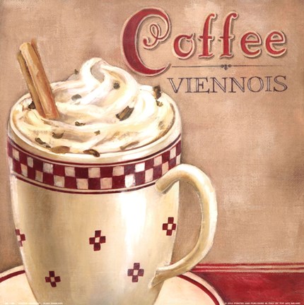 Framed Coffee Viennois Print