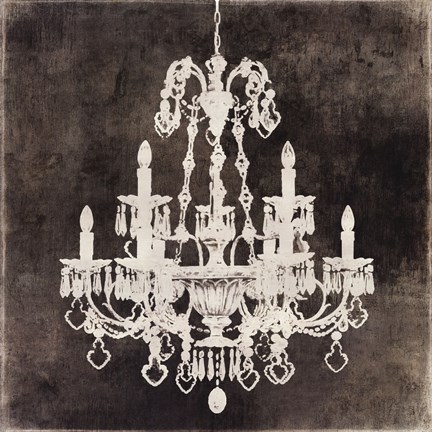 Framed Chandelier II Print