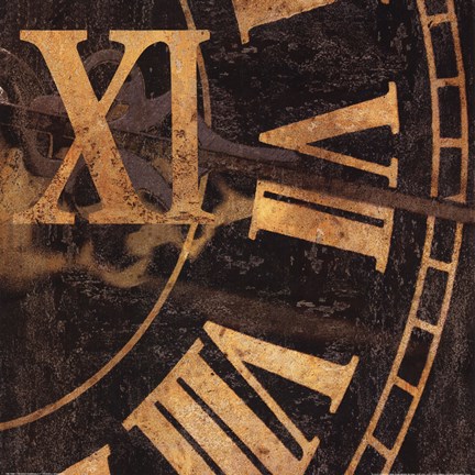 Framed Roman Numerals I Print