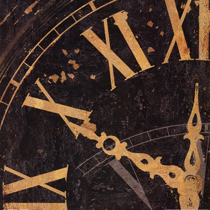 Framed Roman Numerals II Print