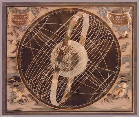 Framed Celestial I Print