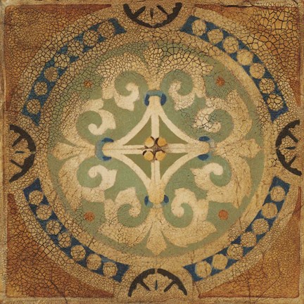 Framed Petite Tiles IV Print