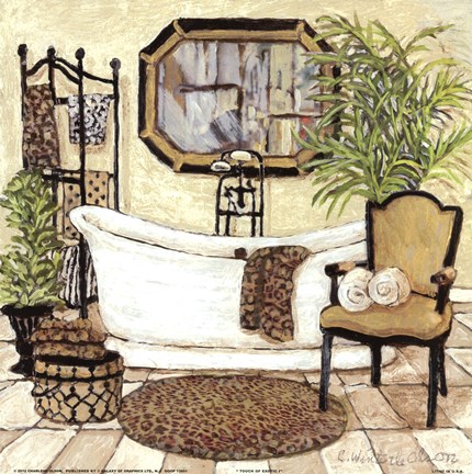 Framed Touch of Exotic I Print