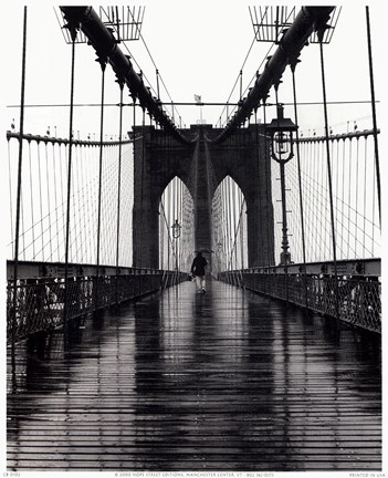 Framed Brooklyn Bridge Print