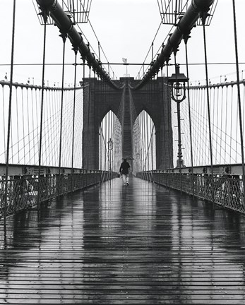 Framed Brooklyn Bridge Print