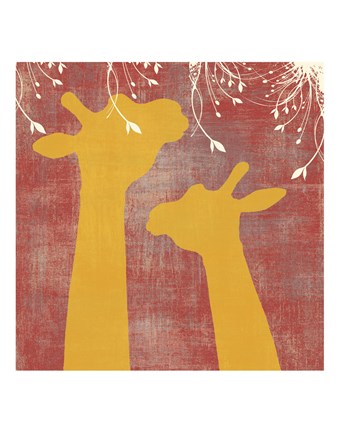 Framed Giraffe Print