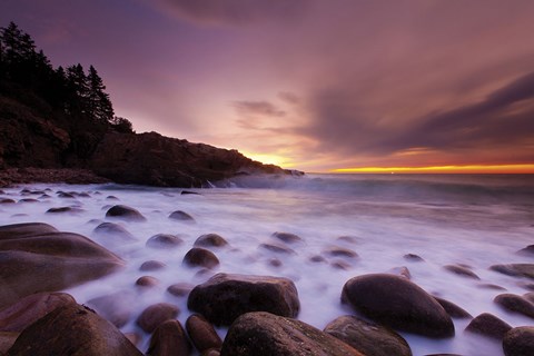 Framed Dawn Monument Cove Print