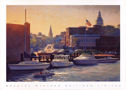 Framed Annapolis Afternoon Print