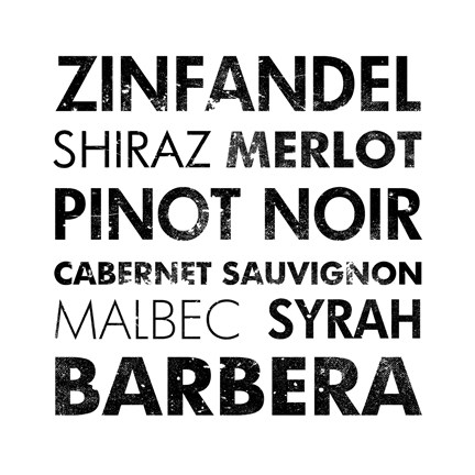 Framed Red Wine III Print