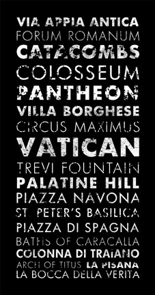 Framed Rome II Print