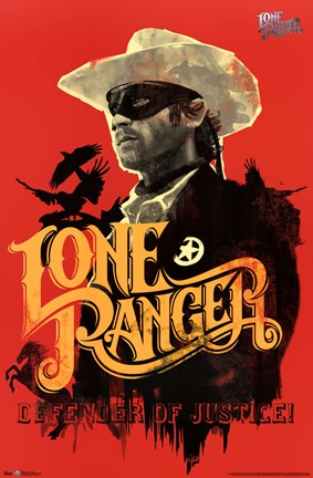 Framed Lone Ranger - Lone Ranger Print
