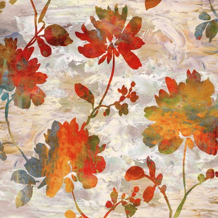 Framed Garden View I Print