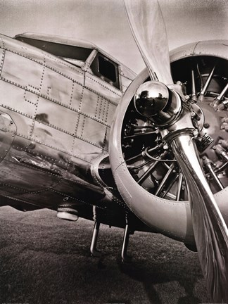 Framed Lockheed 12A Electra Junior Print