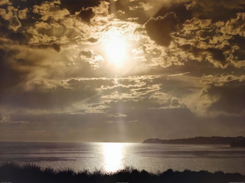 Framed Malibu Sunset Print