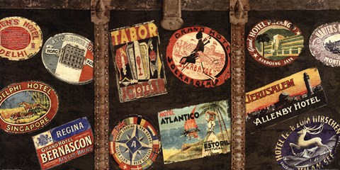 Framed Vintage Voyage Print