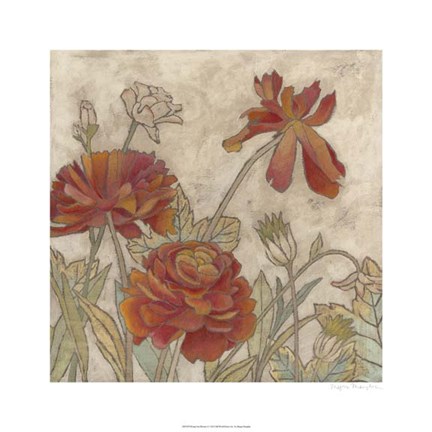 Framed Rising Sun Blooms I Print