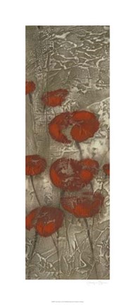 Framed Terre Fleur I Print