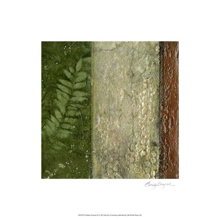 Framed Earthen Textures II Print