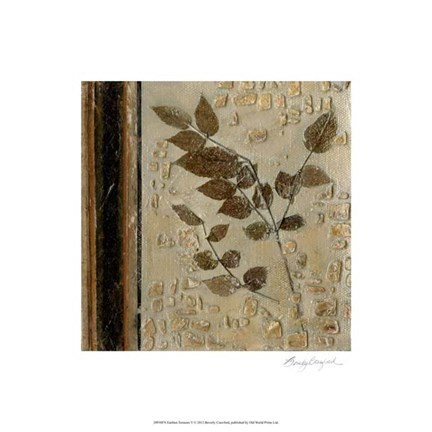 Framed Earthen Textures V Print